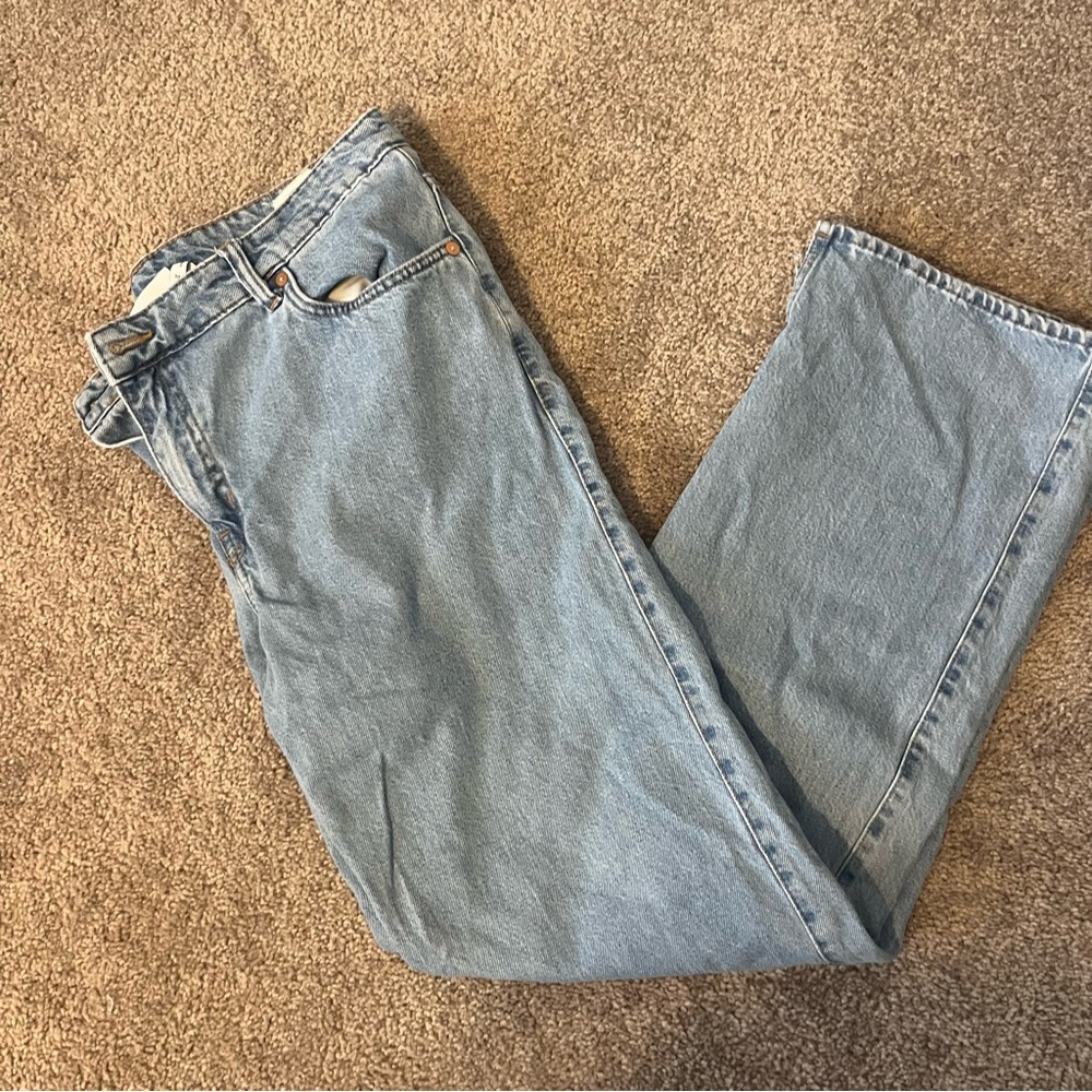 Weekday Avery Jeans in Pool Blue - Picture 3 of 6